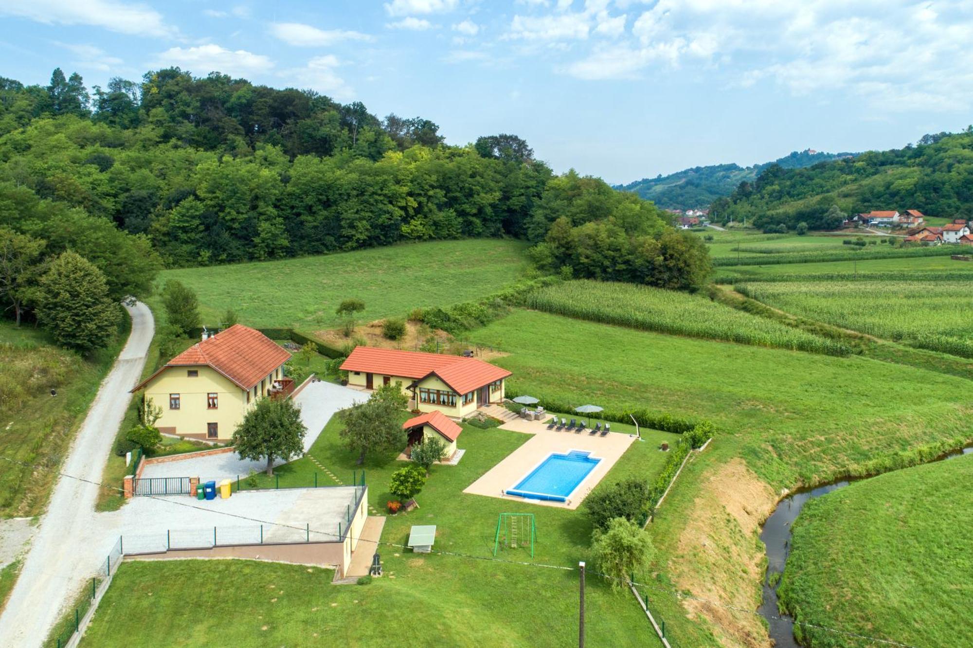 Ruralna Kuca 'Villa Zagorka' Za Odmor Sa Bazenom I Bocalistem Donja Pacetina Zewnętrze zdjęcie